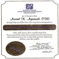 Certified Food Manager (CFM)