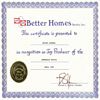 Better Home - Top Producer Award 1998