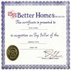 Better Home - Top Seller Award 1988
