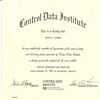 Diploma from Control Data Institute 