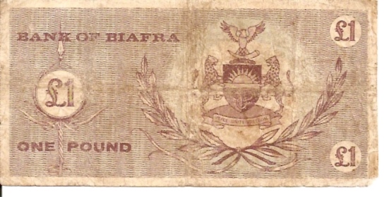 Bank of Biafra  1 Pound  1968 ND Issue Dimensions: 200 X 100, Type: JPEG