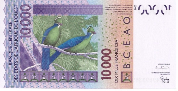 Banque Centrale  10000 Francs  2003 Series Dimensions: 200 X 100, Type: JPEG