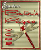 Beth's Pages Silver Award
Dimensions: 140 x 170
Size: 10.0 KB
Site is now Closed