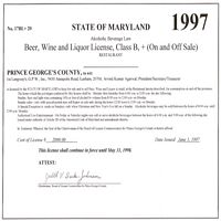 Liquor LIcense - Langways Bar and Sports Club