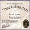National Leadership Award - Honorary Co-Chairman