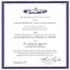 Letter for Congressional Order of Merit