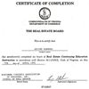 Certificate of Completion - The Real Estate Board 