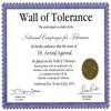Name engraved on Wall of Tolerance 2003 (3 documents)